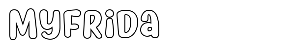 Myfrida font preview